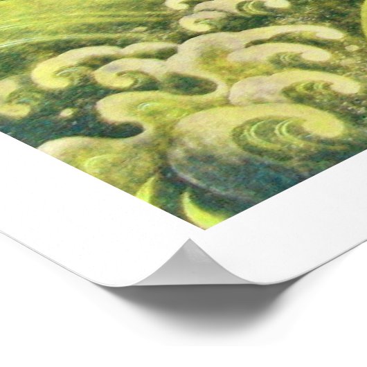 AMATERASU, SUN GODDESS, geel zwart wit Poster (Hoek)