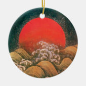 AMATERASU , SUN GODDESS KERAMISCH ORNAMENT (Voorkant)