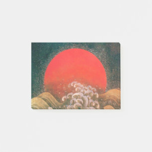 AMATERASU SUN GODDESS Red Black Brown Post-it® Notes