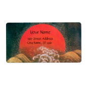 AMATERASU, SUN GODDESS Red Brown Etiket (Voorkant)