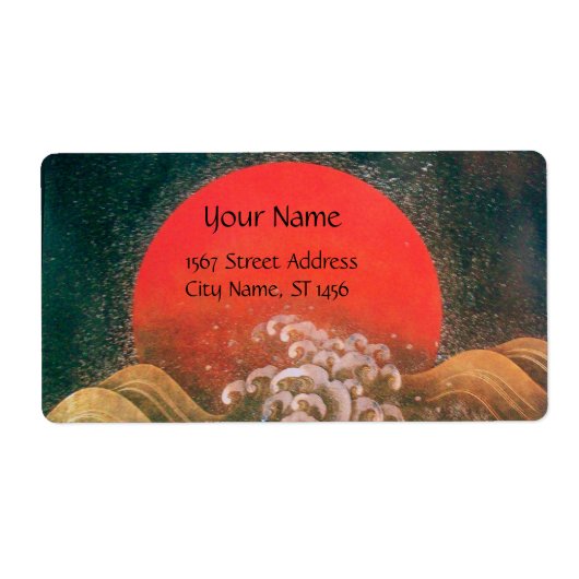 AMATERASU, SUN GODDESS Red Brown Etiket (Voorkant)