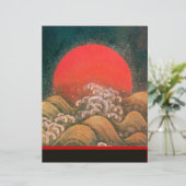 AMATERASU, SUN GODDESS, rood, zwart, bruin (Staand voorkant)