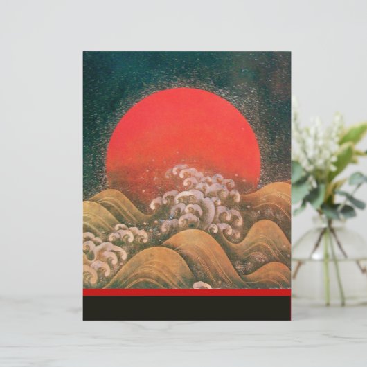 AMATERASU, SUN GODDESS, rood, zwart, bruin (Staand voorkant)