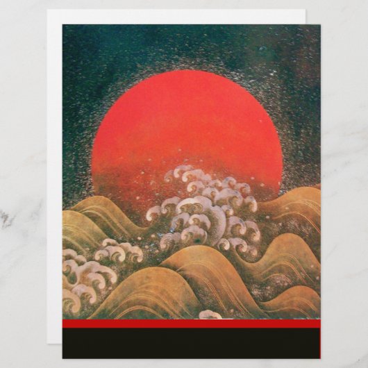 AMATERASU, SUN GODDESS, rood, zwart, bruin (Voorkant / Achterkant)