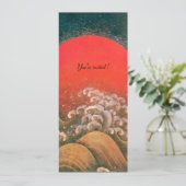 AMATERASU, SUN GODDESS, rood, zwart, bruin Kaart (Staand voorkant)