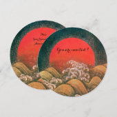 AMATERASU, SUN GODDESS, rood, zwart, bruin Kaart (Voorkant / Achterkant)