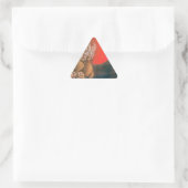 AMATERASU, SUN GODDESS, rood, zwart, bruin Sticker (Tas)