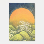 AMATERASU SUN GODDESS Yellow Black Brown Post-it® Notes (Voorkant)