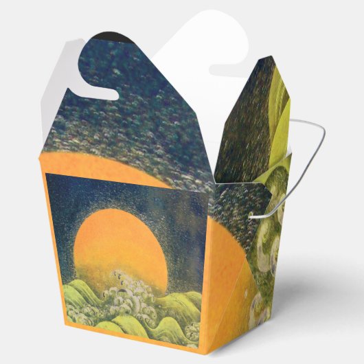 AMATERASU SUN GODDESS Yellow Black Green Bedankdoosjes (Geopend)