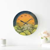 AMATERASU, SUN GODESS geel zwart zwart Grote Klok (Huis)