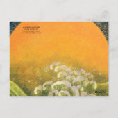 AMATERASU SUN GODIN Rood Geel Zwart Bruin Briefkaart (Achterkant)