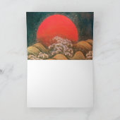 AMATERASU ZON GODIN Rood Geel Zwart Bruin Groen Kaart (Binnen)