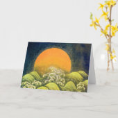 AMATERASU ZON GODIN Rood Geel Zwart Bruin Groen Kaart (Gele Bloem)