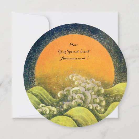 AMATERASU, ZONNEGODIN, Geel zwart bruin Kaart (Achterkant)