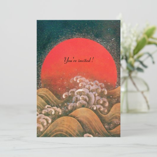 AMATERASU, ZONNEGODIN, geel zwart rood zilver Kaart (Staand voorkant)