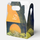 AMATERASU ZONNEGODIN, MONOGRAM Geel Zwart Groen Bedankdoosjes (Geopend)