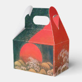 AMATERASU ZONNEGODIN, MONOGRAM Rood Zwart Bruin Bedankdoosjes (Achterkant)