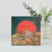 AMATERASU, ZONNEGODIN, rood zwart bruin Kaart (Staand voorkant)