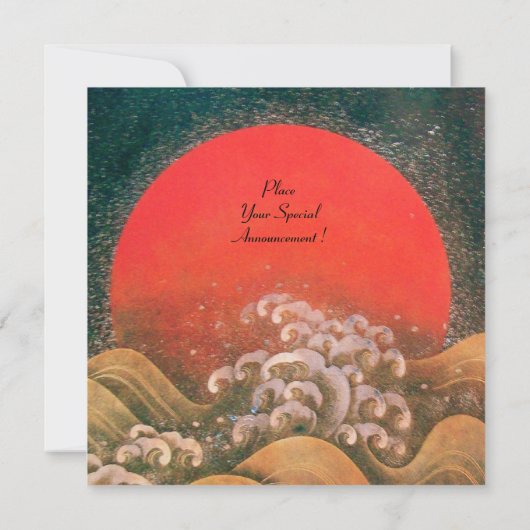 AMATERASU, ZONNEGODIN, rood zwart bruin Kaart (Achterkant)