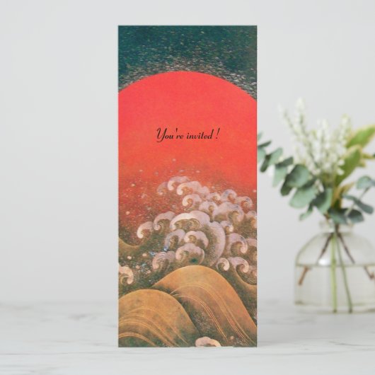 AMATERASU, ZONNEGODIN, rood zwart bruin Kaart (Staand voorkant)