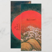 AMATERASU, ZONNEGODIN, rood zwart bruin Kaart (Voorkant / Achterkant)