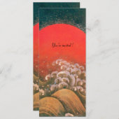 AMATERASU, ZONNEGODIN, rood zwart bruin Kaart (Voorkant / Achterkant)