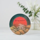 AMATERASU, ZONNEGODIN, rood zwart bruin Kaart (Staand voorkant)