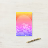 AMATERASU ZONNEGODIN Roze Geel Blauw Post-it® Notes (Op bureau)