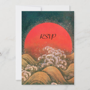 AMATERASU, ZONNEGODIN RSVP rood geel groen bruin Kaart