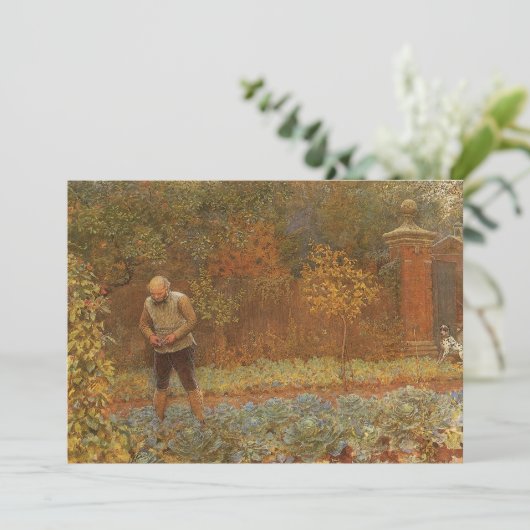 Amateur (Coachman & Cabbages) van Frederick Walker (Staand voorkant)