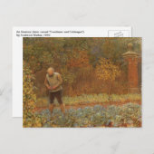 Amateur (Coachman & Cabbages) van Frederick Walker Briefkaart (Voorkant / Achterkant)