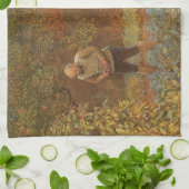 Amateur (Coachman & Cabbages) van Frederick Walker Theedoek (Gevouwen)