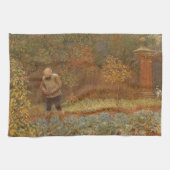 Amateur (Coachman & Cabbages) van Frederick Walker Theedoek (Horizontaal)