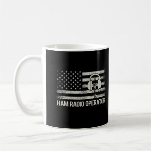 Amateur Ham Radio Flag Koffiemok