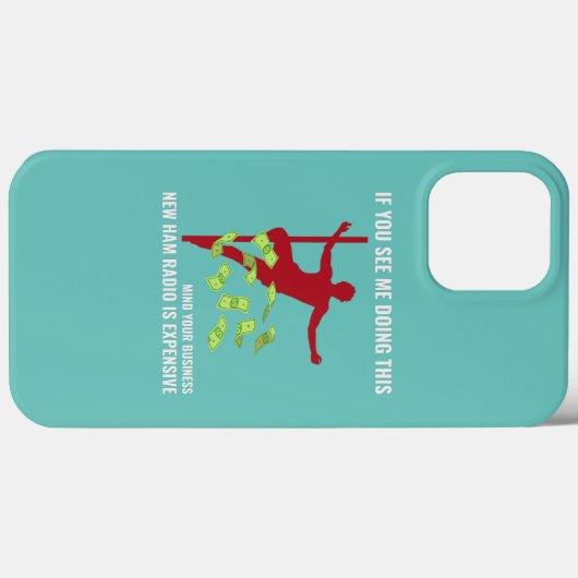 Amateur Ham Radio Operator Dance Dancer Funny Case-Mate iPhone Case (Achterkant (horizontaal))
