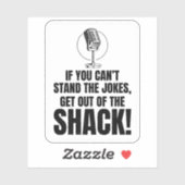 amateur ham radio operator Humor grappen Sticker (Vel)