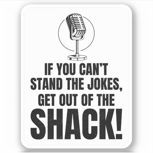 amateur ham radio operator Humor grappen Sticker (Voorkant)