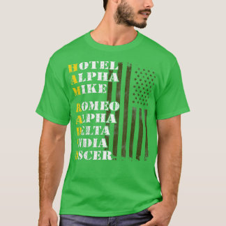 Amateur Ham Radio Operator Phonetic Alphabet T-shirt