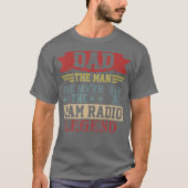Amateur Ham Radio Operator Shirt Gift for Dad (Voorkant)