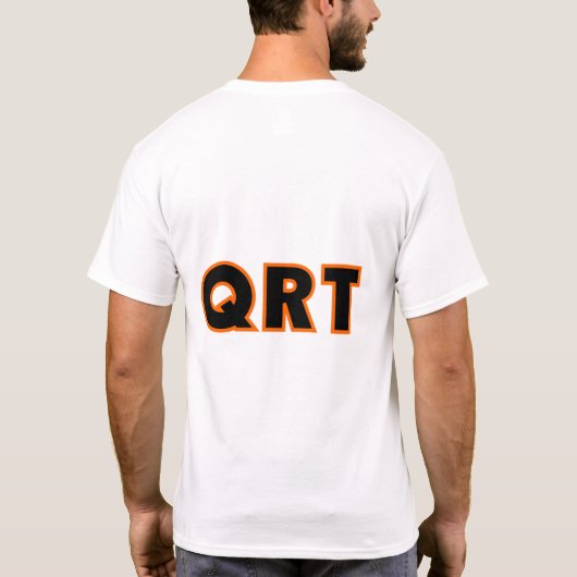Amateur Ham Radio QRT T-shirt (Achterkant)
