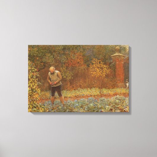 Amateur (Koetsier en Kool) door Frederick Walker Canvas Afdruk (Voorkant)