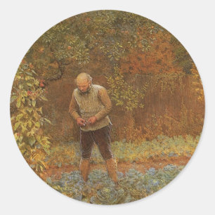 Amateur (Koetsier en Kool) door Frederick Walker Ronde Sticker