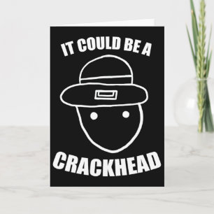 Amateur Leprechaun Schets Zou Een Crackhead St Kun Kaart
