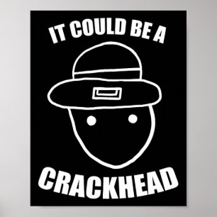 Amateur Leprechaun sketch kan een crackhead set zi Poster