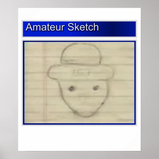Amateur Leprechaun Sketch Poster (Voorkant)