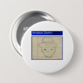 Amateur Leprechaun Sketch Ronde Button 7,6 Cm (Voorkant /achterkant)