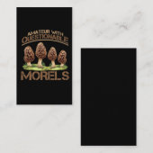 Amateur Mycoloog Humor Morel Mushroom Hunter Visitekaartje (Voorkant / Achterkant)