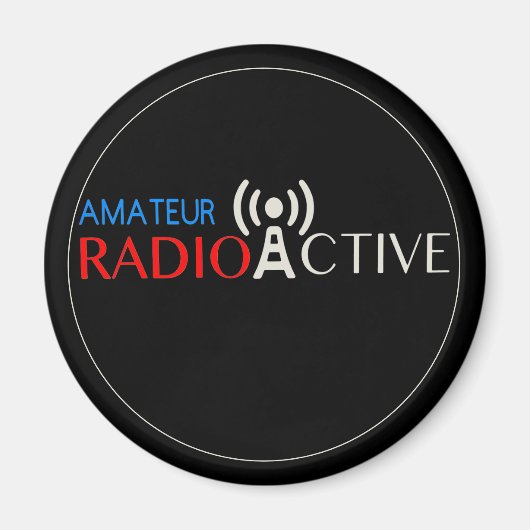 Amateur Radio Actief Magneet (Voorkant)