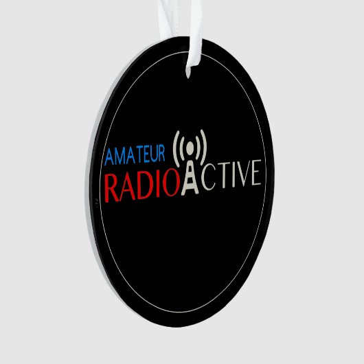 Amateur Radio Actief Ornament (voorkant)
