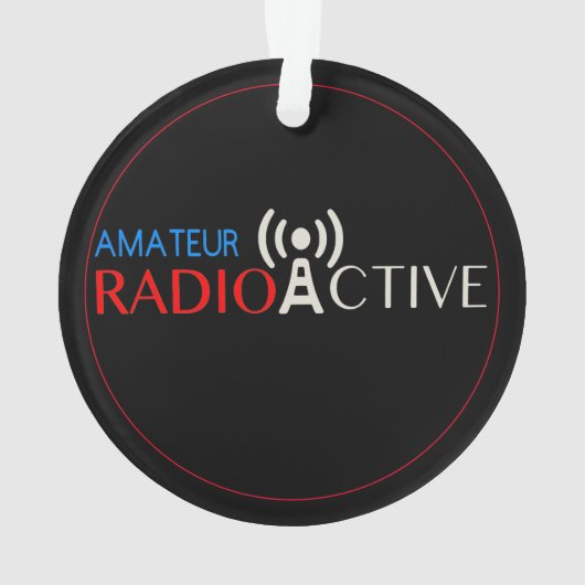 Amateur Radio Actief Ornament (achterkant)